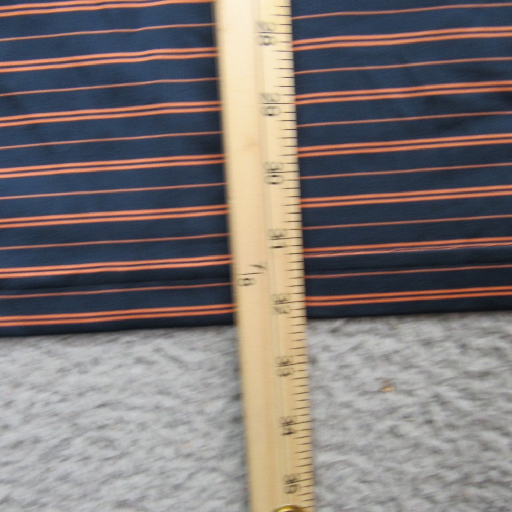 Reebok Golf Mens Short Sleeve Striped Polo Shirt Navy Orange Size XXL - Picture 5 of 5